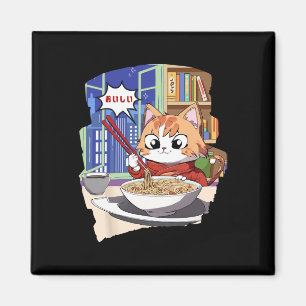 Ramen Kawaii Cat Anime  Magnet