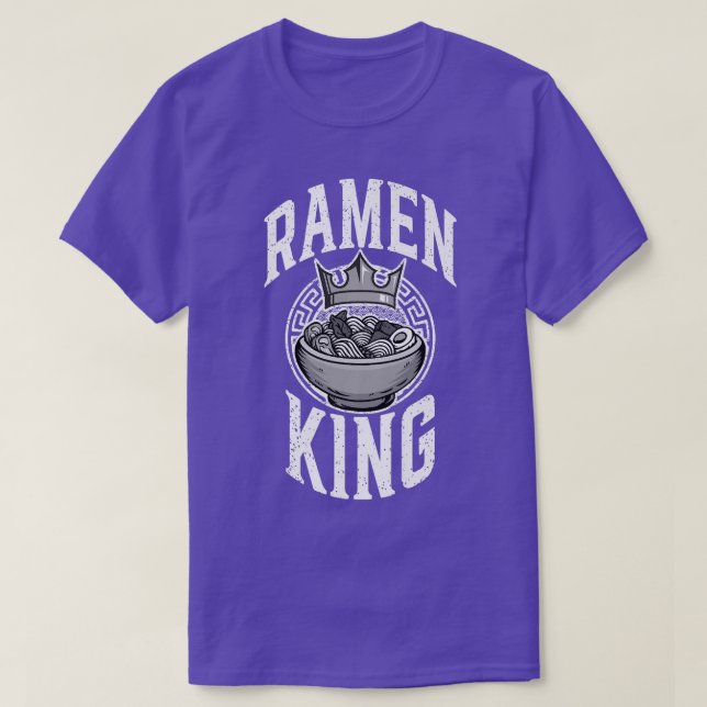 Ramen King, Cute Japanese Anime For Men, Noodle 19 T-Shirt (Design Front)