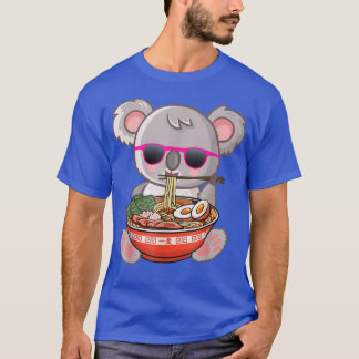 Ramen Koala Anime Otaku Japanese Noodles Gift Girl T-Shirt
