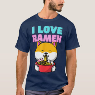 Ramen love Floki doge love ramen everybody loves r T-Shirt