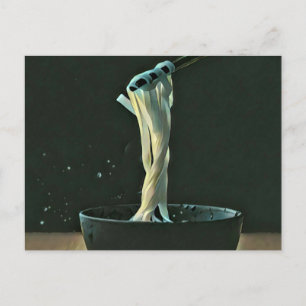 Ramen lover artwork postcard
