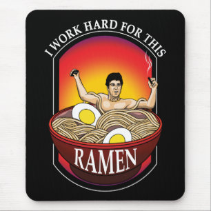Ramen Lover Gangster Mouse Mat