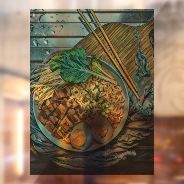 Ramen lover gift window cling (Sheet 2)