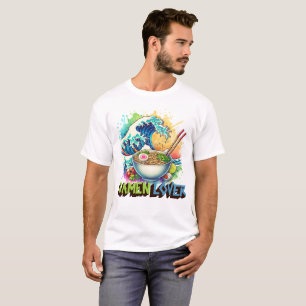 Ramen Lover Japanese Wave Noodle Bowl Anime Food T-Shirt