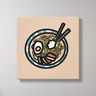 Ramen lovers cute Japanese Canvas Print