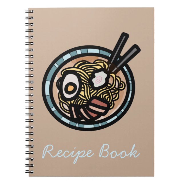 Ramen lovers cute Japanese Notebook (Front)