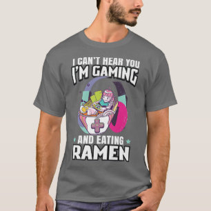 Ramen Merch For Gamersjapanese Noodlesramen Anime T-Shirt