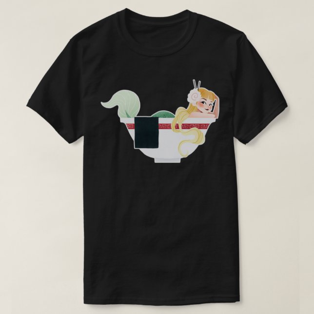 ramen mermaid T-Shirt (Design Front)