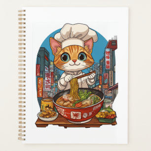 Ramen Neko � Funny Cat Chef Anime Food Planner