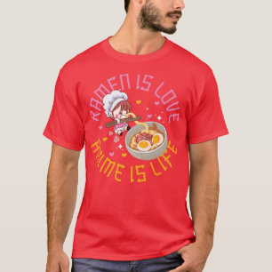 Ramen Noodle Bowl Love Japanese Kawaii Anime Ramen T-Shirt