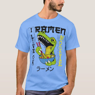 Ramen Noodle Bowl Love Japanese Kawaii Crocodile A T-Shirt