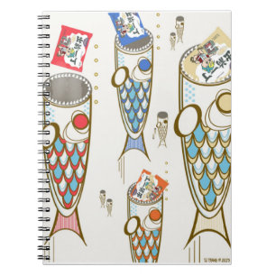 Ramen Noodle Deep Ocean Monster Notebook