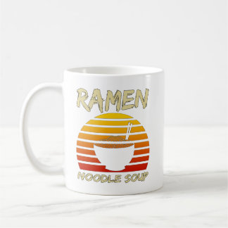 Ramen Noodle Soup Kawaii Japanese Noodles Vintage Coffee Mug