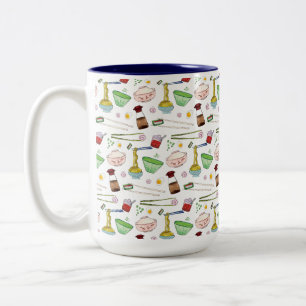 Ramen Noodle Soup Two-Tone Coffee Mug
