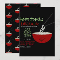 Ramen Noodles Asian Bowl Party