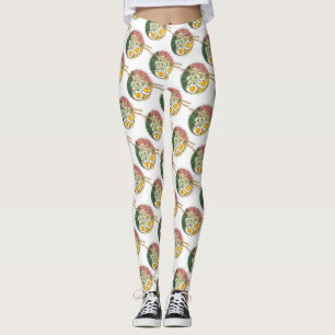 Ramen Noodles Bowl Japanese Food Restaurant Foodie Leggings