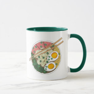 Ramen Noodles Bowl Japanese Food Restaurant Foodie Mug
