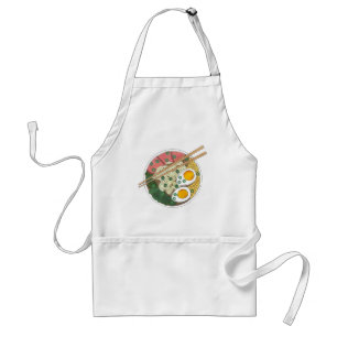 Ramen Noodles Bowl Japanese Food Restaurant Foodie Standard Apron