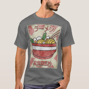 Ramen Noodles Japanese Aesthetic Retro Vintage T-Shirt