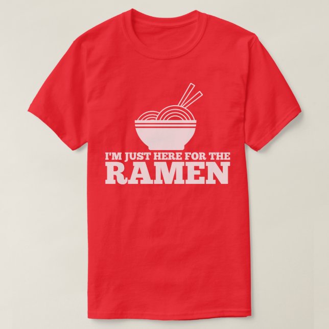 Ramen Noodles Japanese Food T-Shirt (Design Front)