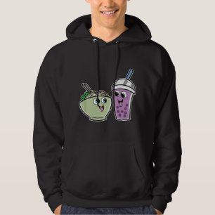 Ramen noodles soup Kawaii Anime Bubble Tea Boba Hoodie