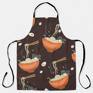 Ramen Noodles: Vintage Graphics Apron