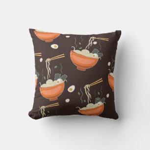 Ramen Noodles: Vintage Graphics Cushion