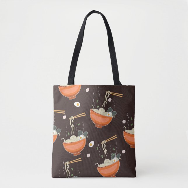 Ramen Noodles: Vintage Graphics Tote Bag (Front)