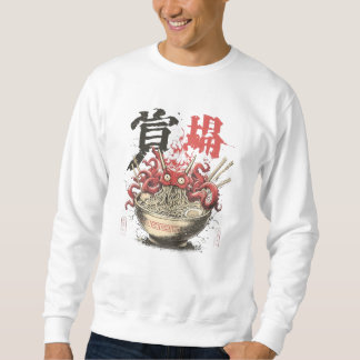 Ramen Oni Monster Art – Japanese Demon Ramen Bowl Sweatshirt