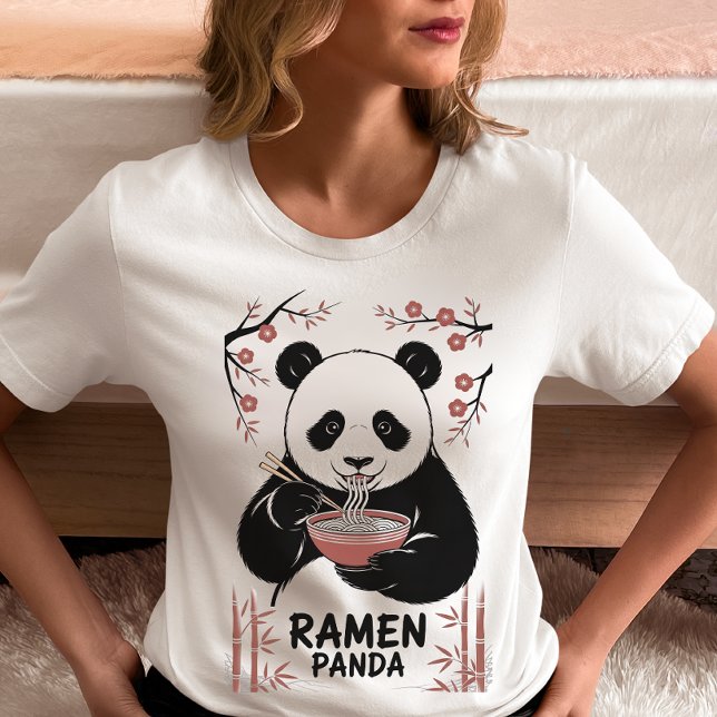 Ramen Panda Noodle Lover  T-Shirt (Creator Uploaded)