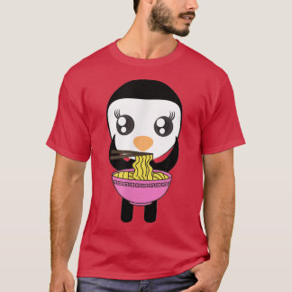 Ramen Penguin Kawaii Japanese Anime Cute Kimchi No T-Shirt