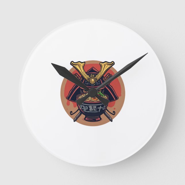 Ramen Renegades Round Clock (Front)
