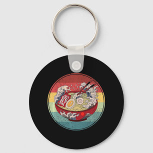 Ramen Retro Style Vintage Anime Japanese Gift Girl Key Ring