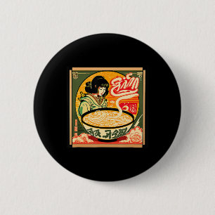 Ramen Retro Sushi Vintage Anime Style Japanese  6 Cm Round Badge