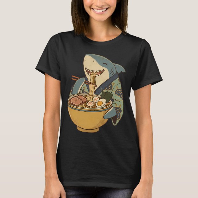 Ramen Shark T-Shirt (Front)
