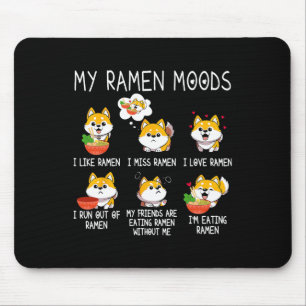 Ramen Shiba Inu Dog Lover Japanese Noodles For Men Mouse Mat