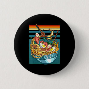 Ramen Style Vintage Anime Japanese Food Gifts Girl 6 Cm Round Badge