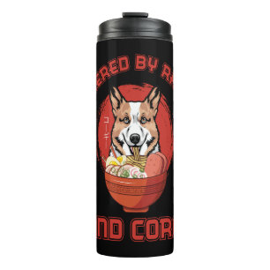 Ramen Sushi Welsh Corgi Dog T-Shirt Thermal Tumbler