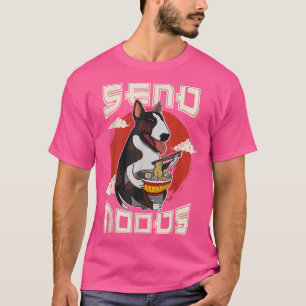 Ramen Terrier Dog Noodles Japanese Cuisine 1453 T-Shirt