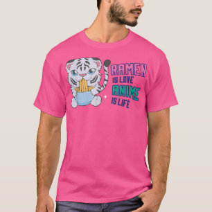 Ramen Tiger Baby - Cute Anime Manga T-Shirt
