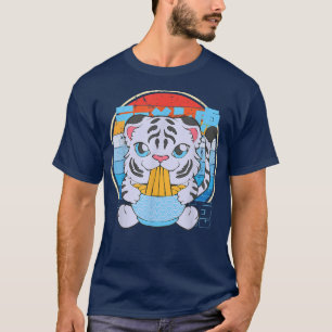 Ramen Tiger Kawaii Anime Japanese T-Shirt