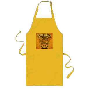 Ramen Time – Cute Cartoon Ramen Bowl Long Apron