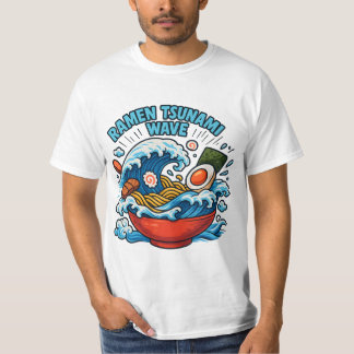 Ramen Tsunami Wave – Slurp the Storm T-Shirt