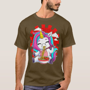 Ramen Unicorn Kawaii Anime Japanese Food Gift Girl T-Shirt