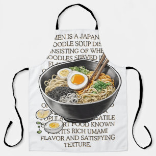 Ramen vintage sketch by CallisC Arts ⭐⭐⭐⭐⭐ Apron