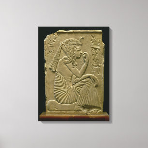 Ramesses II (1279-1213 BC) as a child, New Kingdom Canvas Print