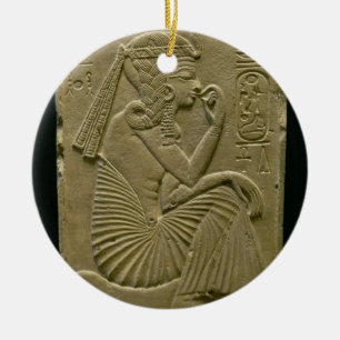 Ramesses II (1279-1213 BC) as a child, New Kingdom Ceramic Tree Decoration