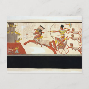 Ramesses II (1279-13 BC) at the Battle of Kadesh, Postcard