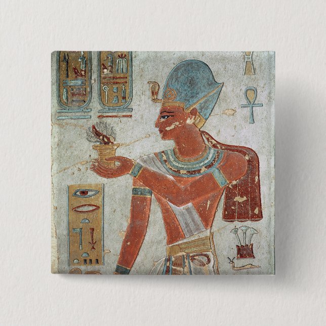 Ramesses II: Dressed for War 15 Cm Square Badge (Front)