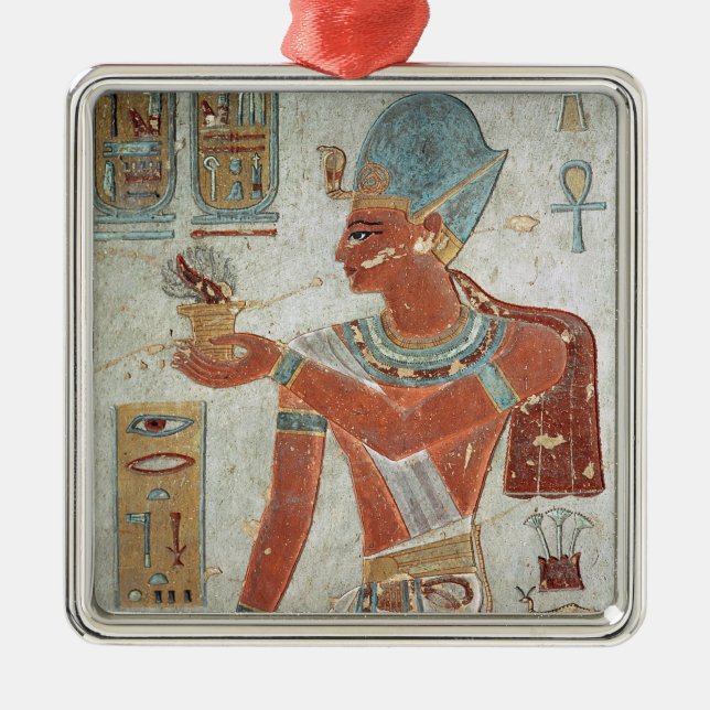Ramesses II: Dressed for War Metal Tree Decoration (Front)